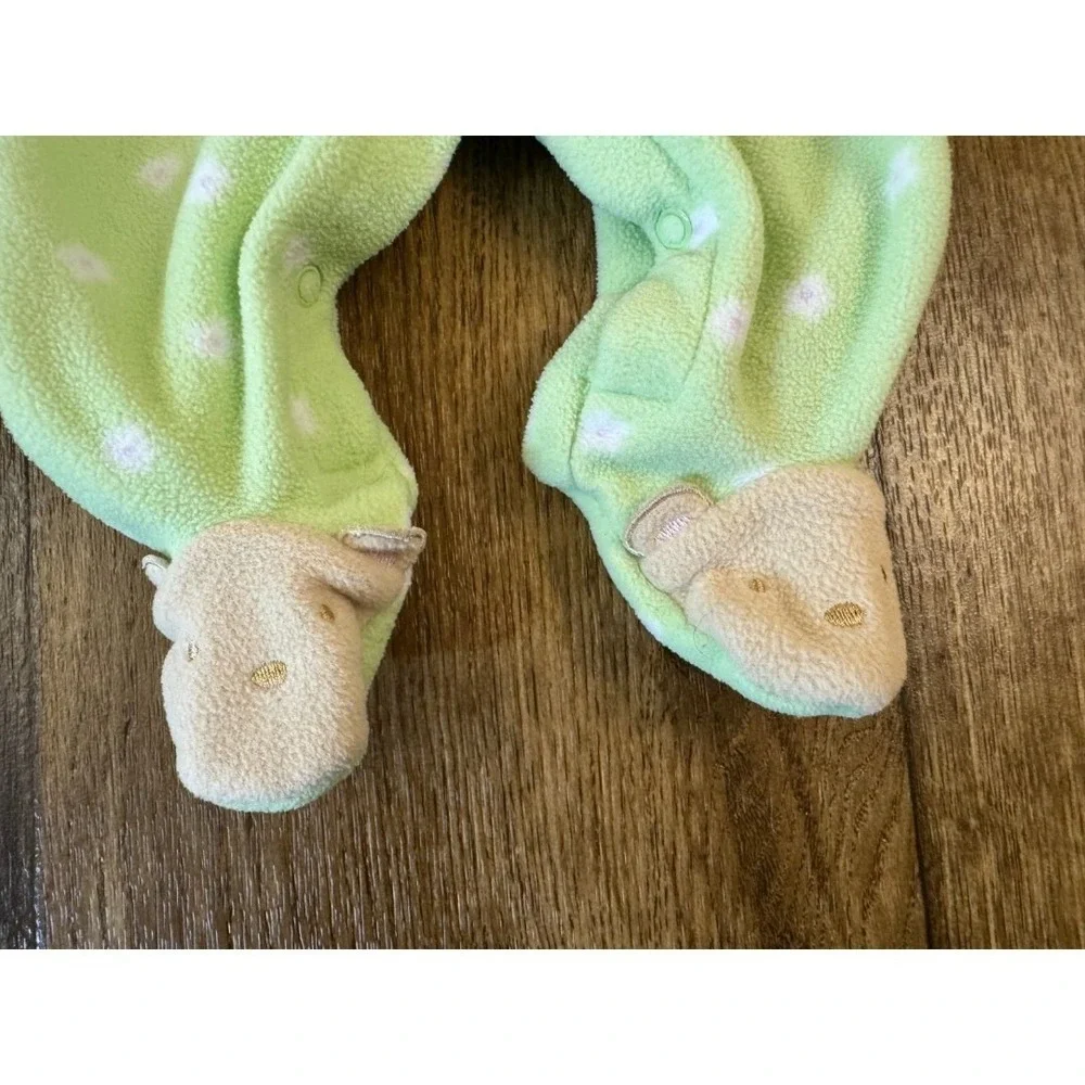 Vintage‎ Carters Baby Sleeper Girl Preemie Outfit Fleece I Love Mommy Pleats Y2K